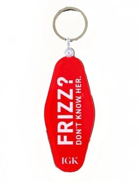 IGK Frizz? Don’t Know Her Logo Keychain